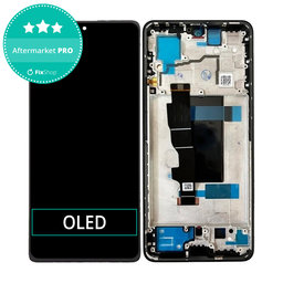 Xiaomi Redmi Note 13 Pro 5G 2312DRA50C - LCD Displej + Dotykové Sklo + Rám (Midnight Black) OLED