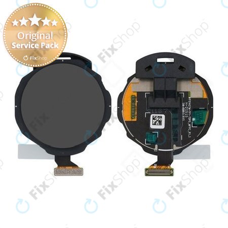 Samsung Galaxy Watch 4 Classic 46mm R895 - LCD Displej + Dotykové Sklo + Rám (Black) - GH96-14426A Genuine Service Pack