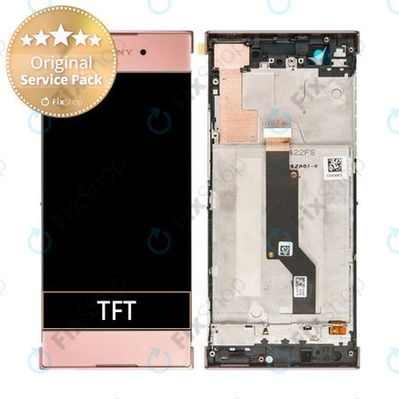 Sony Xperia XA1 G3121 - LCD Displej + Dotykové Sklo + Rám (Pink) - 78PA9100030, 78PA9100070 Genuine Service Pack