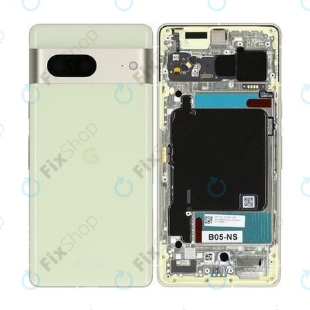 Google Pixel 7 GVU6C GQML3 - Zadní Housing (Lemongrass) - G949-00331-01 Genuine Service Pack