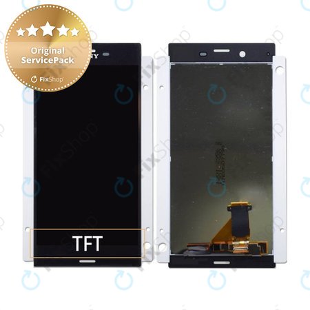 Sony Xperia XZ F8331 - LCD Displej + Dotykové Sklo (Mineral Black) - 1304-9084 Genuine Service Pack