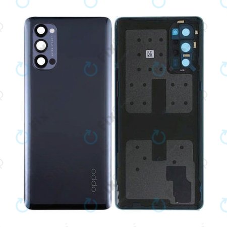 Oppo Reno 4 Pro - Bateriový Kryt (Space Black) - 4904741 Genuine Service Pack