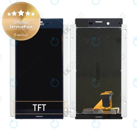 Sony Xperia XZ F8331 - LCD Displej + Dotykové Sklo (Forest Blue) - 1304-9085 Genuine Service Pack