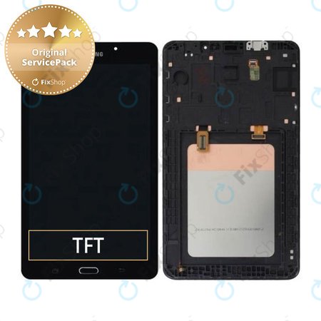 Samsung Galaxy Tab A 7.0 T280 (2016) - LCD Displej + Dotykové Sklo + Rám (Black) - GH97-18734A Genuine Service Pack