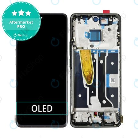 Realme 11 Pro + RMX3740 RMX3741 - LCD Displej + Dotykové Sklo + Rám (Astral Black) OLED