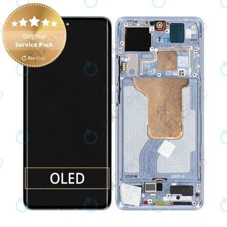 Xiaomi 12, 12X - LCD Displej + Dotykové Sklo + Rám (Blue) - 5600040L3A00 Genuine Service Pack