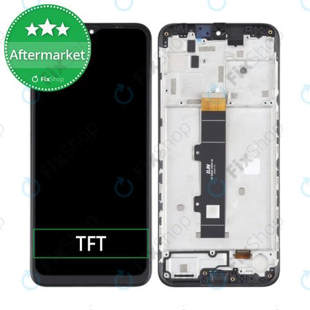 Motorola Moto G30 XT2129 - LCD Displej + Dotykové Sklo + Rám (Phantom Black) TFT