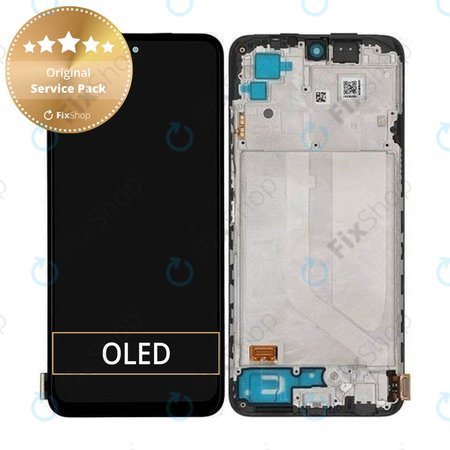 Xiaomi Redmi Note 10S - LCD Displej + Dotykové Sklo + Rám (Onyx Grey) - 5600020K7B00, 560002K7BN00 Genuine Service Pack