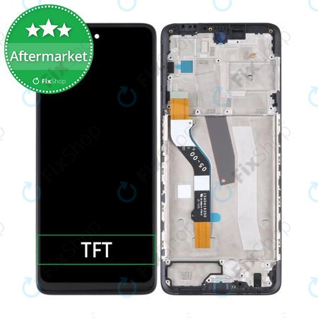 Motorola Moto G51 XT2171 - LCD Displej + Dotykové Sklo + Rám (Black) TFT