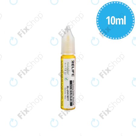 Relife RL-901Y - UV Vytvrditelná Pájecí Maska - 10ml (Žlutá)