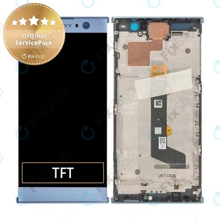 Sony Xperia XA2 H4113 - LCD Displej + Dotykové Sklo + Rám (Blue) - 78PC0600030 Genuine Service Pack