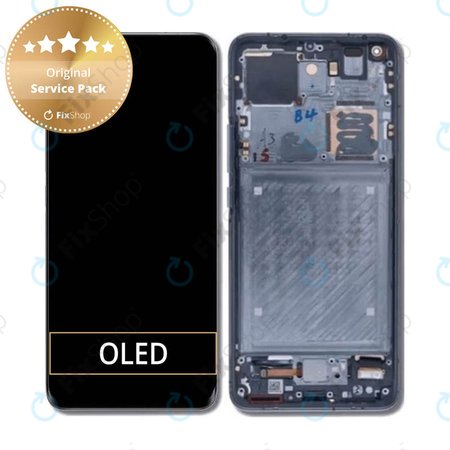 Xiaomi Mi 11 Ultra - LCD Displej + Dotykové Sklo + Rám (Ceramic Black) - 56000300K100 Genuine Service Pack