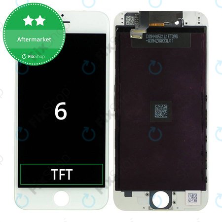 Apple iPhone 6 - LCD Displej + Dotykové Sklo + Rám (White) TFT