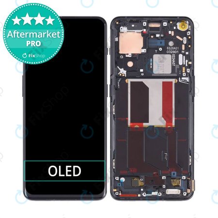 OnePlus 10 Pro NE2210 NE221 - LCD Displej + Dotykové Sklo + Rám (Volcanic Black) OLED