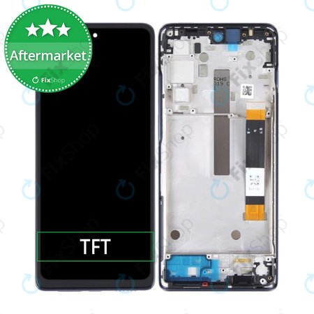 Motorola Moto G200 XT2175 - LCD Displej + Dotykové Sklo + Rám (Black) TFT